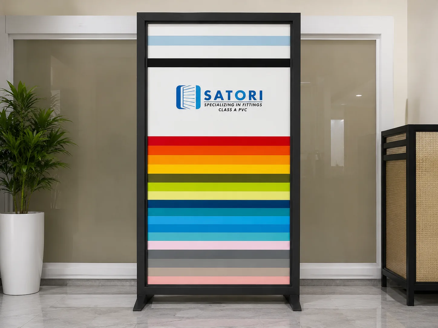 SATORI Class A PVC and acrylic finish colour samples