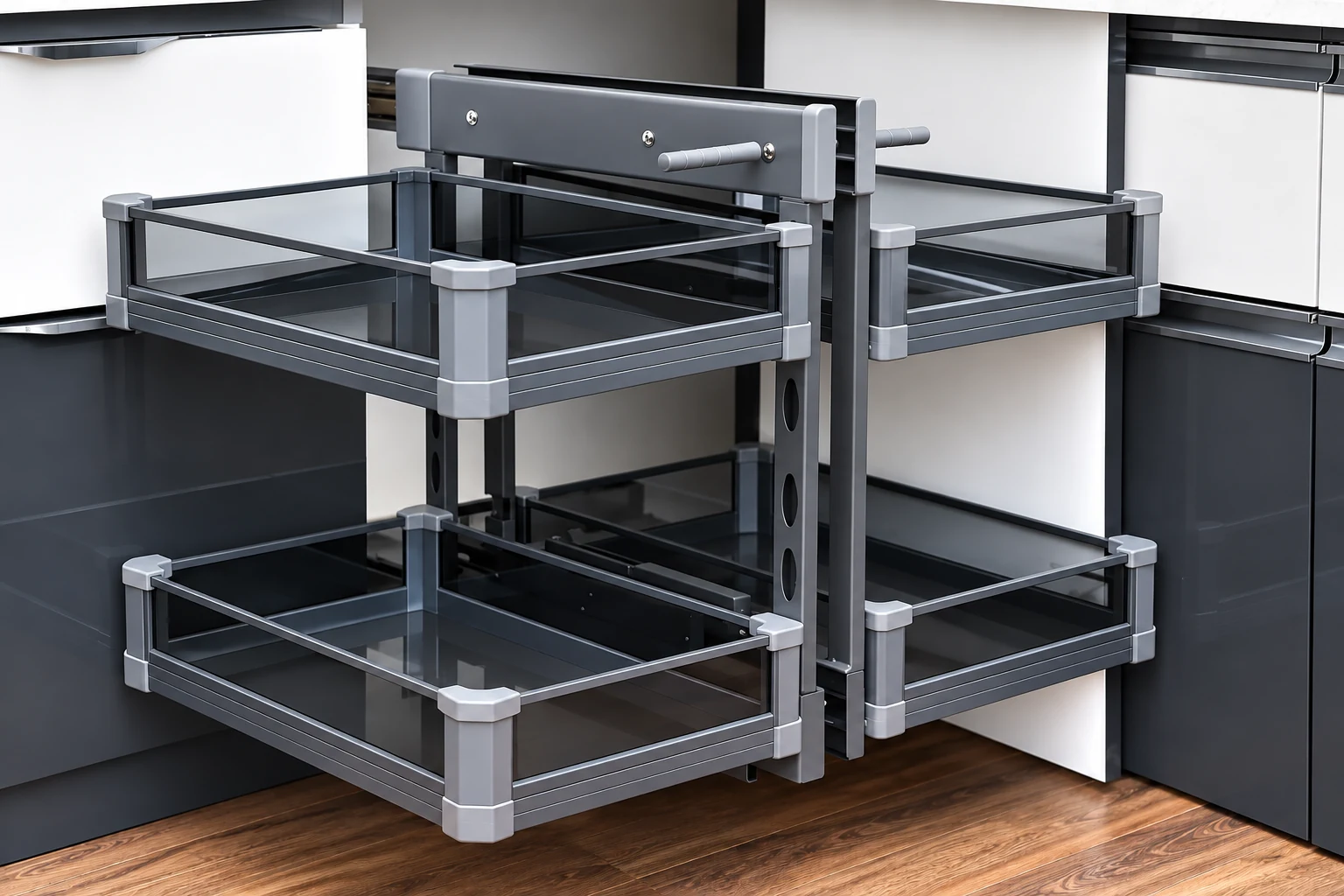 Making the Most of Corner Cabinets with a Magic Corner Unit